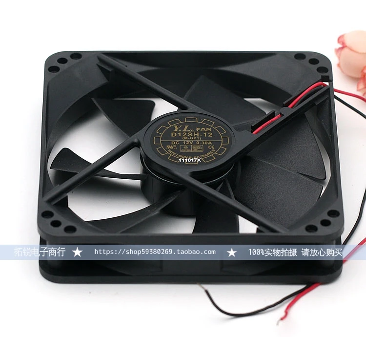 Yuelun Yaln Fan D12SH-12 12V 0.30a 12025 12cm Wind чехол