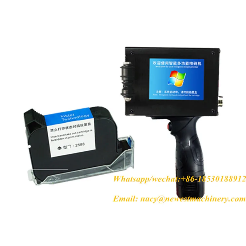 Сенсорный экран 300 dpi ручной принтер Интеллектуальный USB qr-код струйный принтер кодировочная машина для картонной резины Срок годности металла