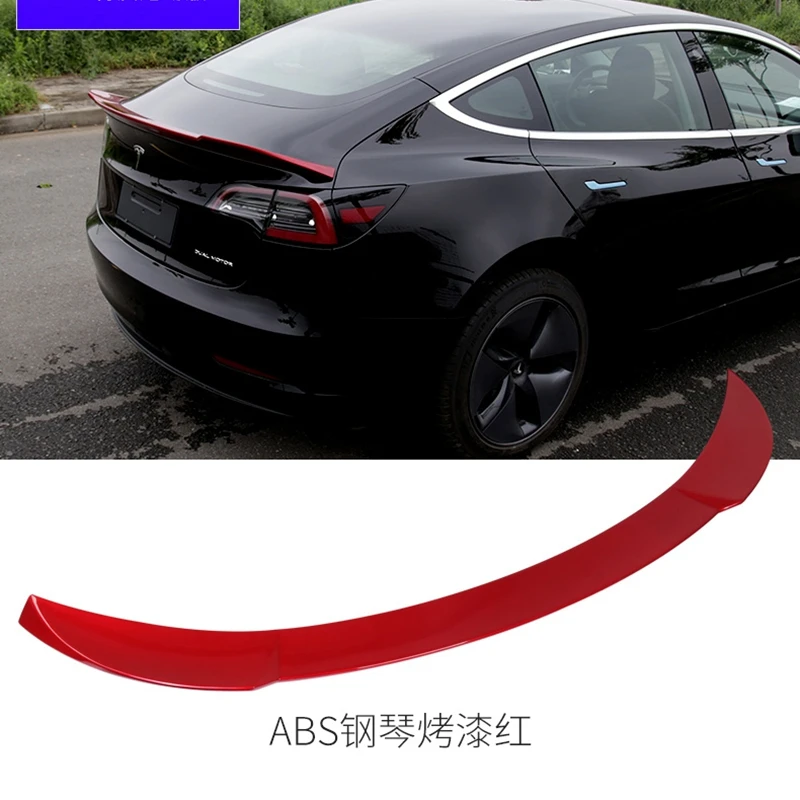 Для Tesla модель 3 2017 2018 2019 автомобильный Стайлинг ABS пластиковый Неокрашенный цвет