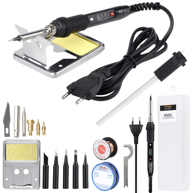 LCD thermostat electric soldering iron heat transfer set