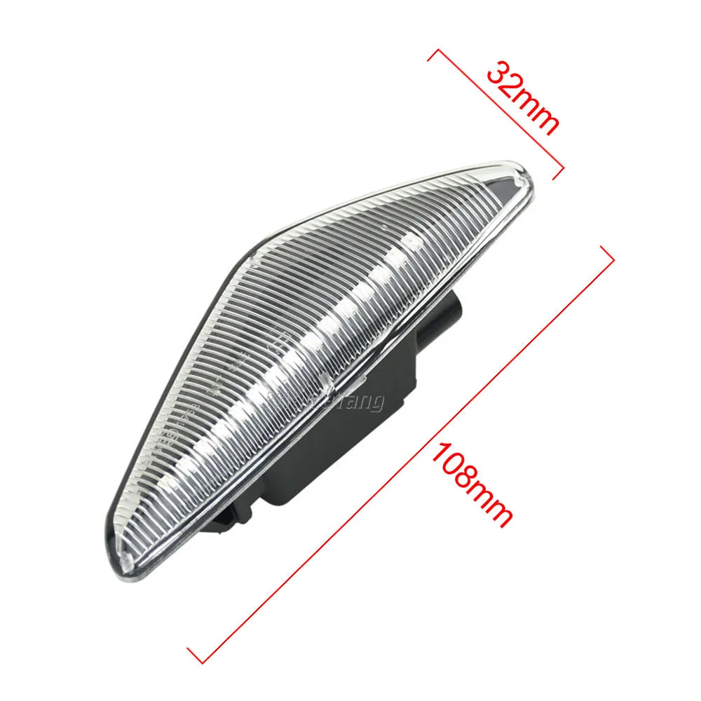 

2PCS Flowing Dynamic LED Side Marker Turn Signal Light Sequential Blinker Lamp For BMW X5 E70 X6 E71 E72 X3 F25 2007-2013