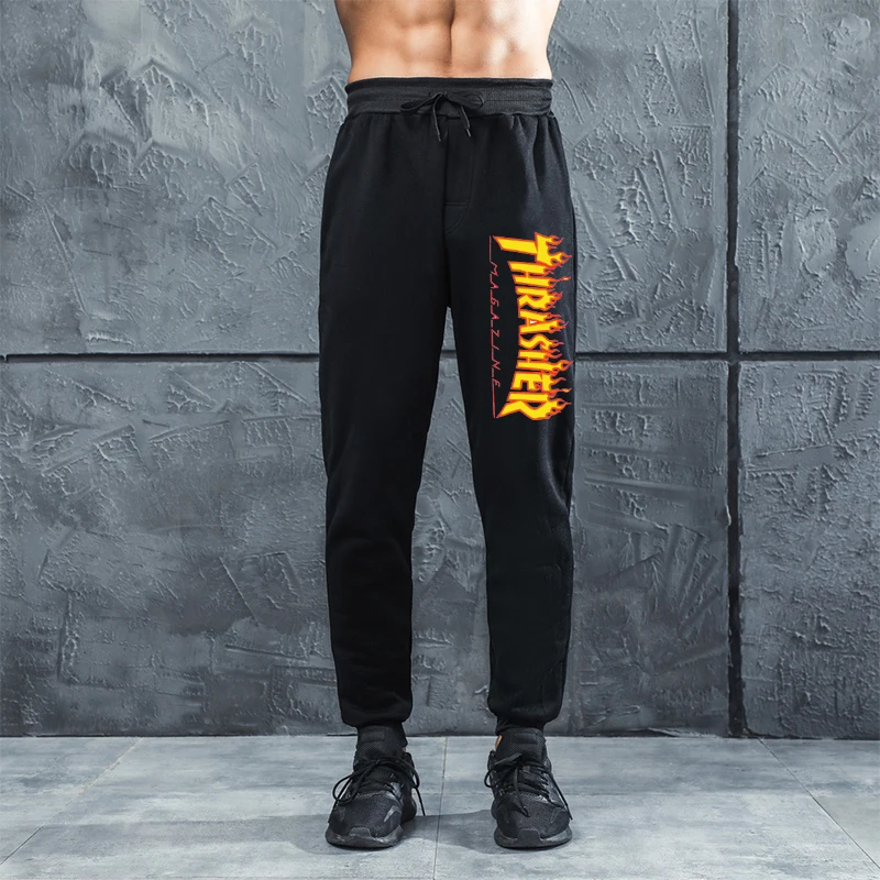 

2021 простые однотонные мужские брюки с резинкой на щиколотке, теплые штаны оверсайз с карманами и поясом на резинке, спортивные брюки, улична...