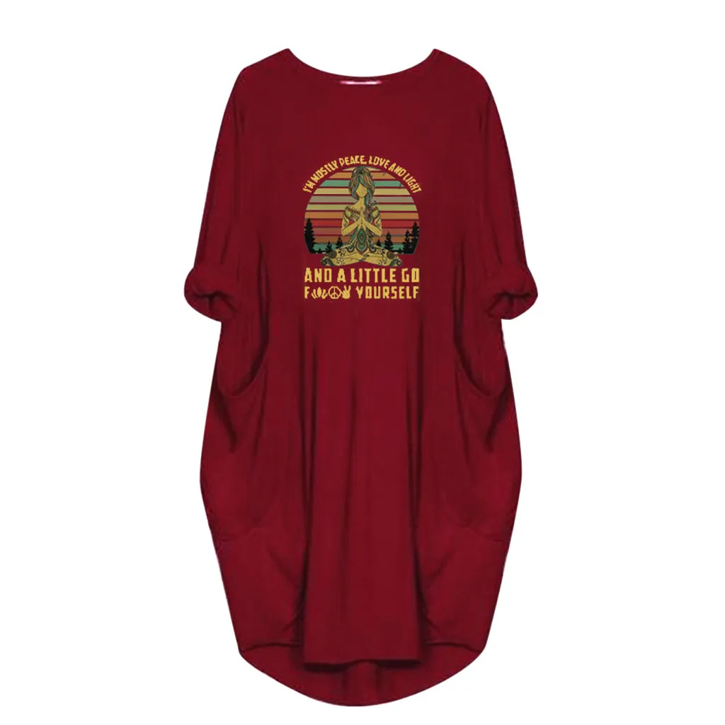 Women Dress Womens Loose Jumper Ladies Oversized Baggy Long Sleeve Pocket Pullover Autumn Streetwear #45 | Женская одежда