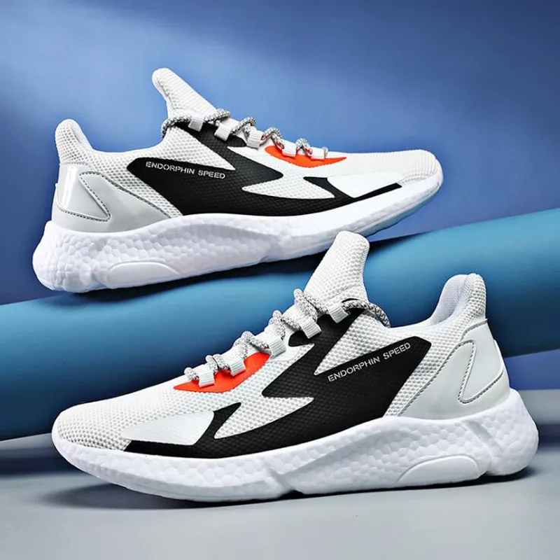 

Кроссовки мужские на шнуровке, Повседневная дышащая Спортивная обувь для бега, Сакаи, на осень