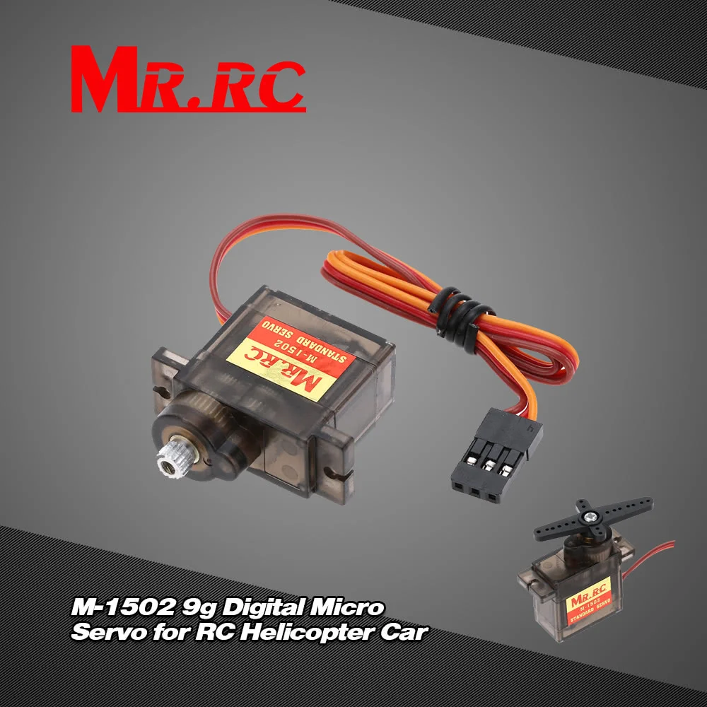 MR.RC M 1502 9g полностью Металлическая Шестерня цифровой микро сервопривод для RC 250 450