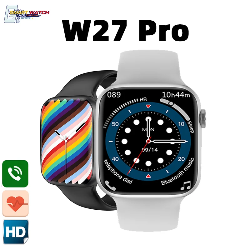 

2022 Watch 7 IWO 14 Series 7 Smartwatch W27 Pro Health Monitoring Watch Dials Call DIY Watch Face Sport Wristband PK IWO 13 Pro