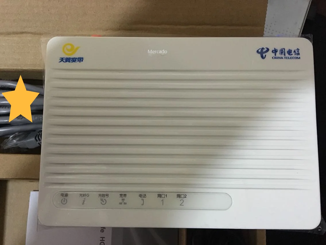 6/10 шт. б/у Восстановленный HW HG8120C новая модель 2FE EPON XPON GPON терминал оптоволокна ONU ONT