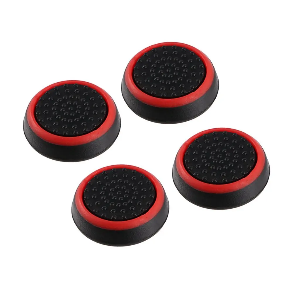 

4pcs Silicone Analog Thumb Stick Grips Cover for Xbox 360 One Playstation 4 PS4 Pro Slim PS3 Gamepad Cap Joystick Cap cases