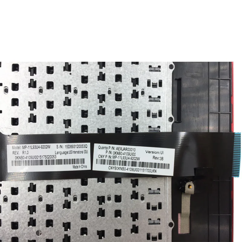 

New US Keyboard for Asus X450 X450C X450CA X450CC X450CP X450L X450LA Red keyboard With C Case and Laptop Keyboard
