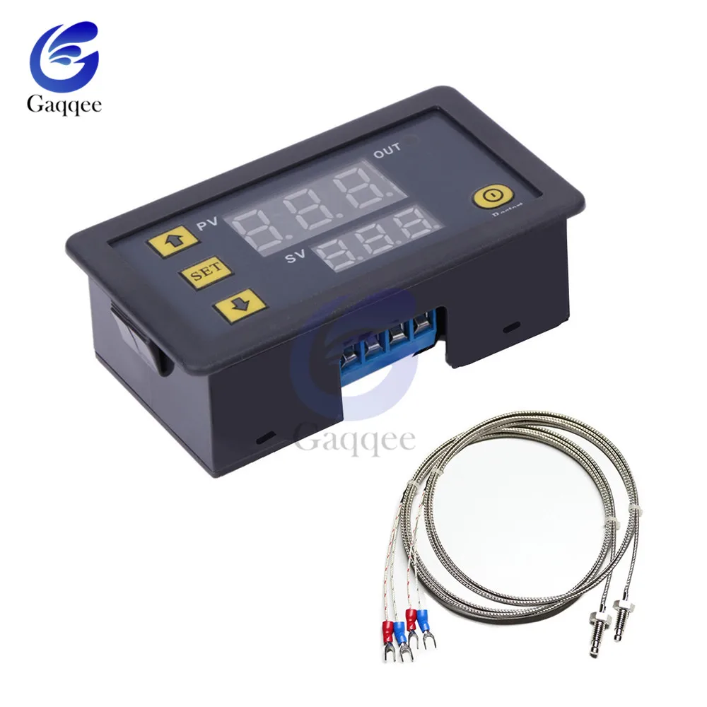 Термостат цифровой светодиодный 5/12/24 в перем. Тока 200 60 ~ 500 ℃|Приборы для