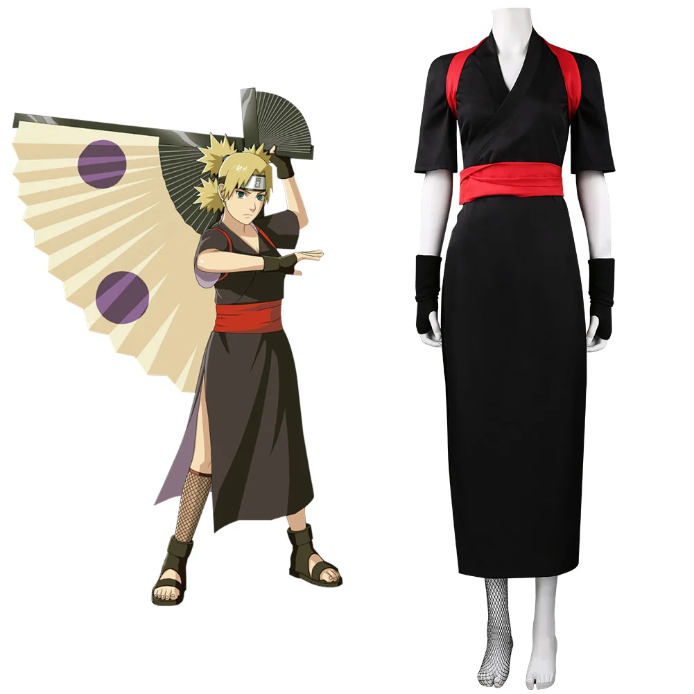 

Nara temari Cosplay Costume Anime Kimono Dress Outfits Halloween Carnival Suit