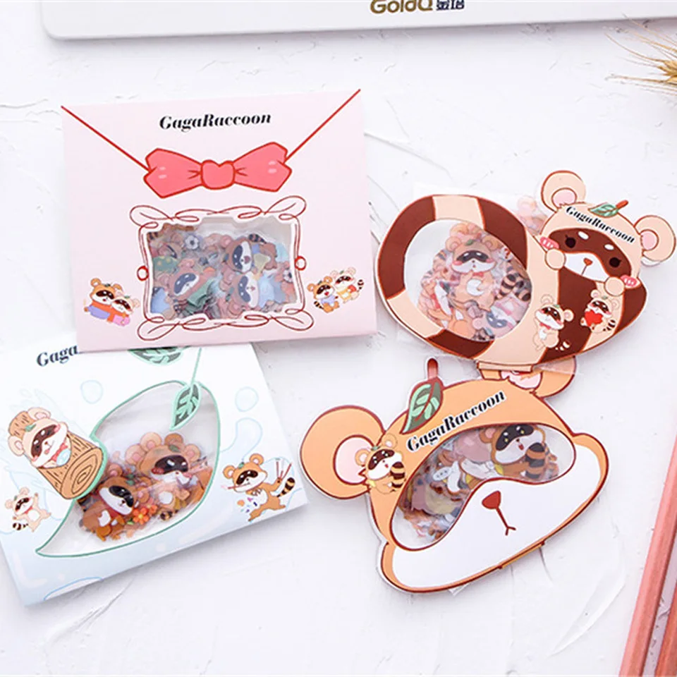 Набор прозрачных наклеек с маленьким медведем высечка сделай сам для