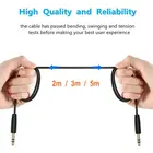 Удлинитель для наушников, нейлоновая оплетка, штекер 3,5 мм, 235 м, tv box, телевизор, для телевизор xiaomi, aux кабель, наушники, переходник, для oneplus, raspberry pi 4, rca, для пк, Аудио для авто, аукс кабель