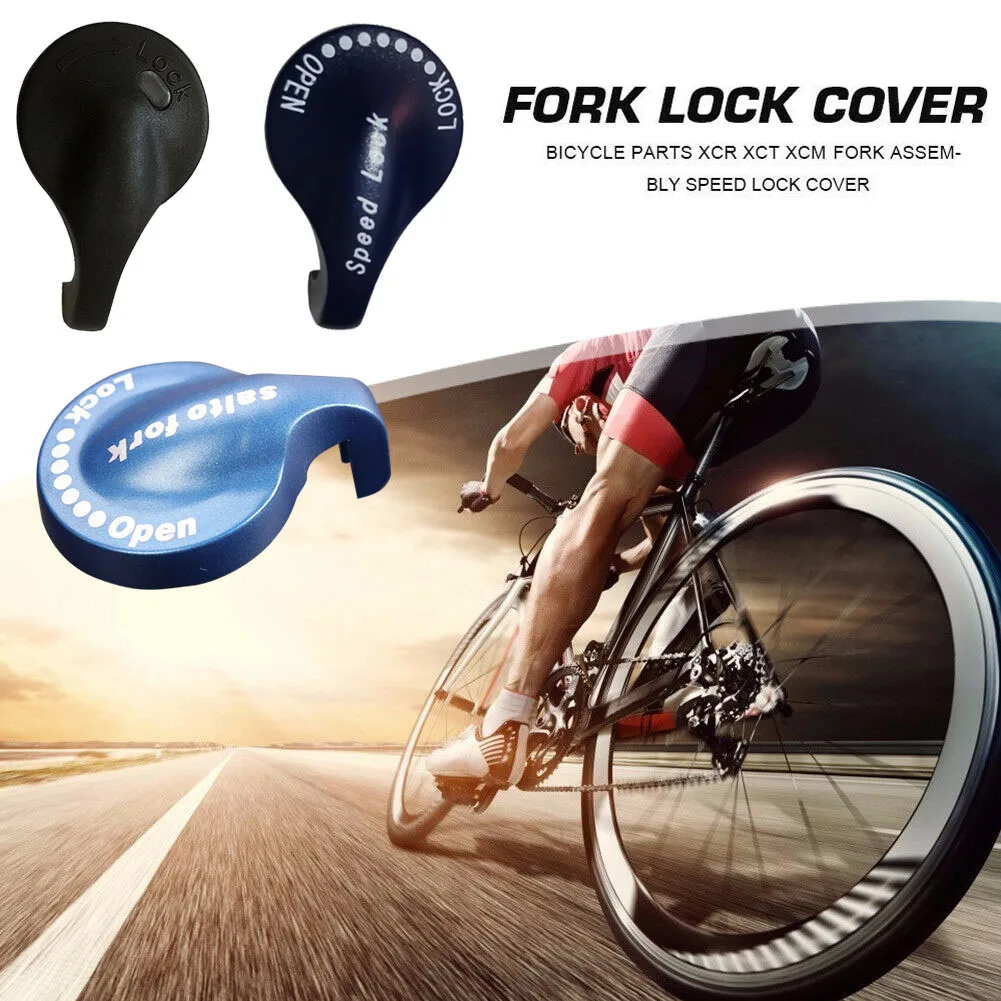 

Bike Bicycle For XCR XCT XCM Front Fork Speed Lock Cap Cover MTB Accessories MTB Mountain Bike Front Fork Damper Part Plastic