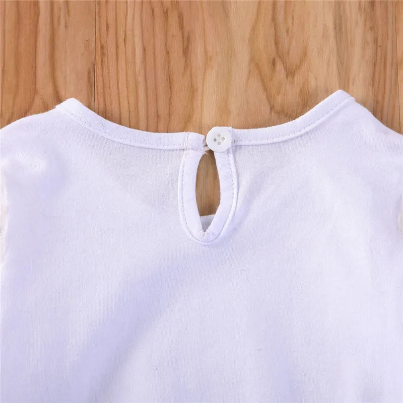 

Newborn Baby Girl 3PCS Clothes Mesh Dots Long Sleeve Romper Top Bowknot Trousers Pants Headband Outfit Set