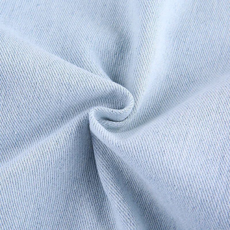 

HIGAREDA Casual Gradient Distressed Jeans Women Holes High Waisted Pants Capris Fashion Denim Long Trousers Ladies Streetwear