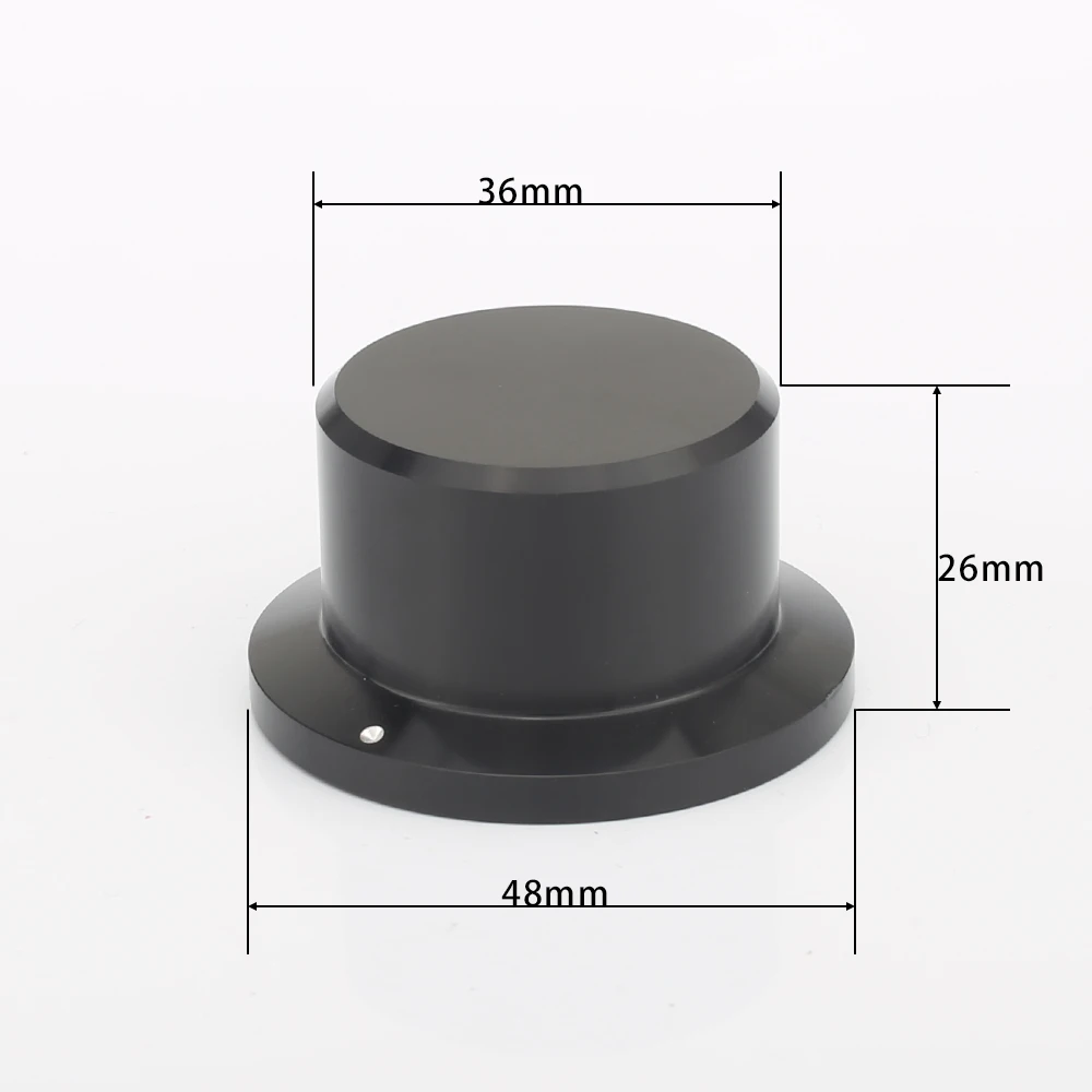 4xaudiocrast KB008, диаметр 48 мм, диаметр хвостовика 36 мм, h26мм, полностью алюминиевый сплав, твердая пользовательская Ручка громкости, аудио усилитель мощности Po