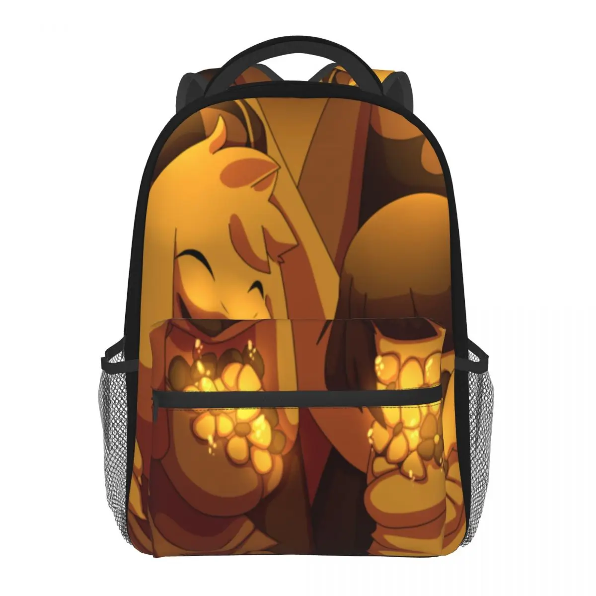 

Undertale Anime Backpack Student School Bag Waterproof Travel Teens Fit 14.5 Inch Laptop Bagpack