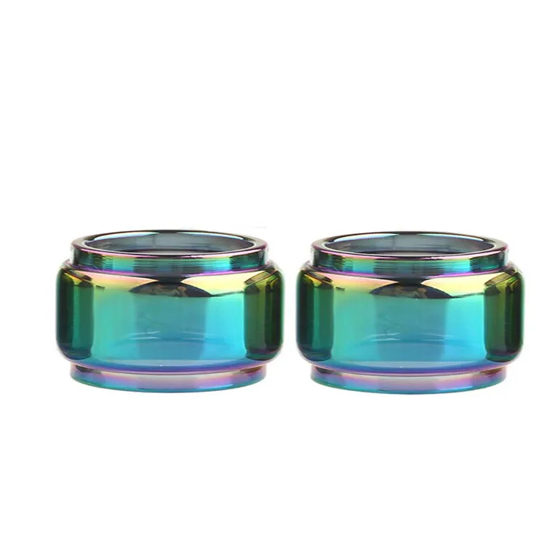 Радужная пузырьковая стеклянная трубка FATUBE 2 шт. для впуска Dual / KYLIN V2 Rimfire RTA Pyrex