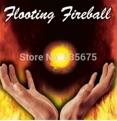 Floating Fireball (Gimmick + DVD) Magic Tricks Stage Close Up Magia Floating Ball Magie Fire Appearing Magica Gimmick Props