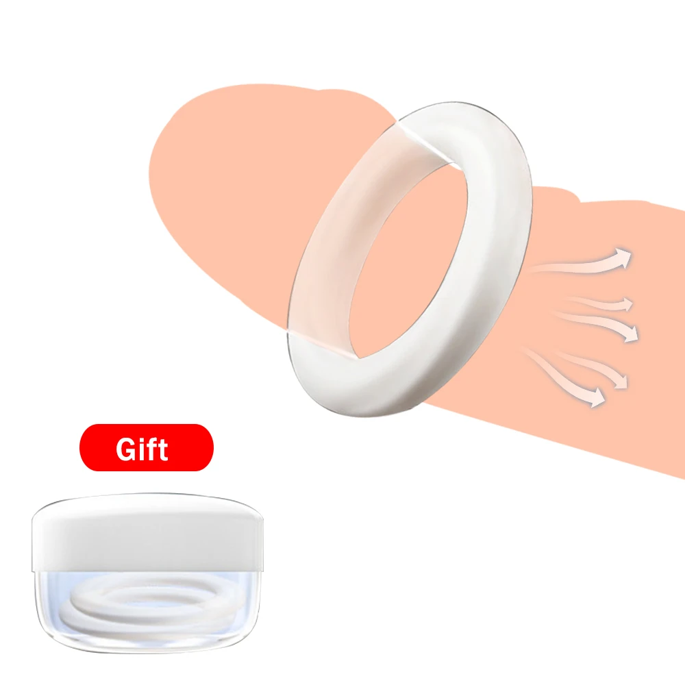 Корректор крайней плоти для мужчин 2 шт. кольца сопротивления мужское кольцо