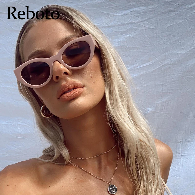 

Small Cat eye Sunglasses Women Fashion Pink Travel Triangle Trendy Lady Sun glasses Shades UV400 Vintage Glasses Eyewear Oculos