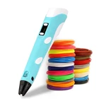 Ручка для 3d-печати, 5 В, 3D Ручка-карандаш, 3d-ручка для рисования, стифты из пла-волокна для детей, образование, хобби, игрушки, подарки на день рождения
