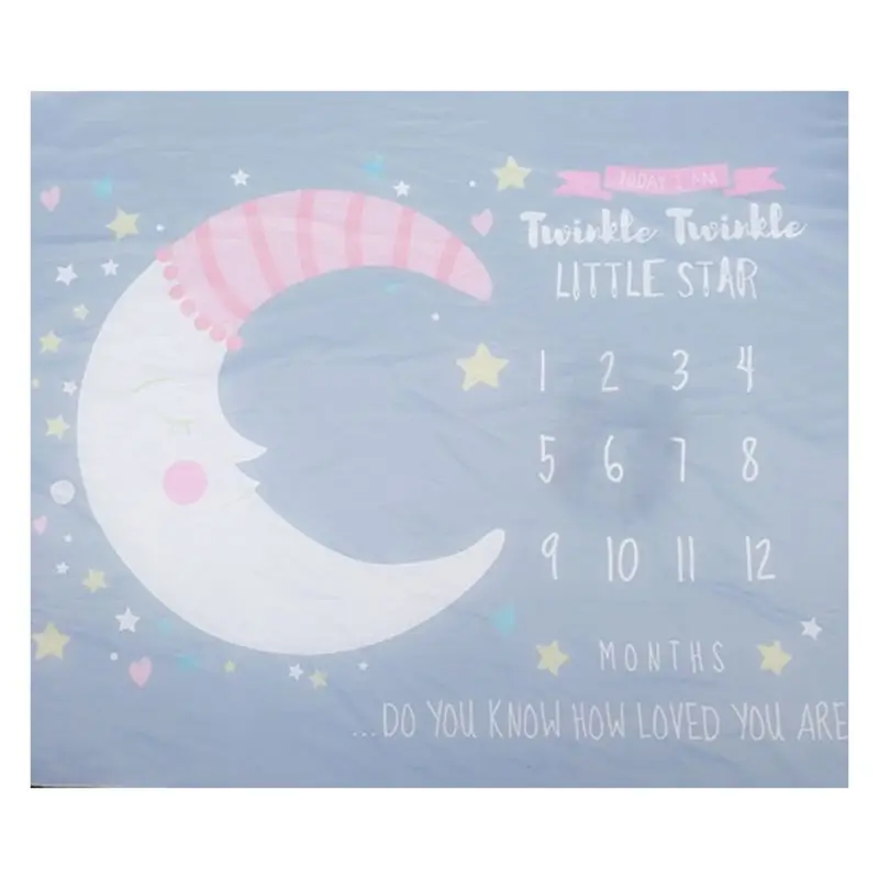 

Baby Newborn Milestone Blanket Photo Background Cloth For Newborn Photo Shoot Male and Female Infants Children Room Photography