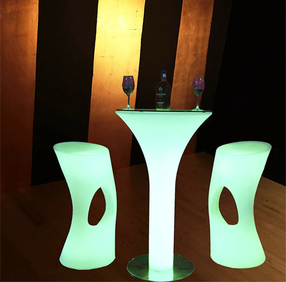 Новая светодиодная мебель для внутреннего дворика перезаряжаемый кофейный