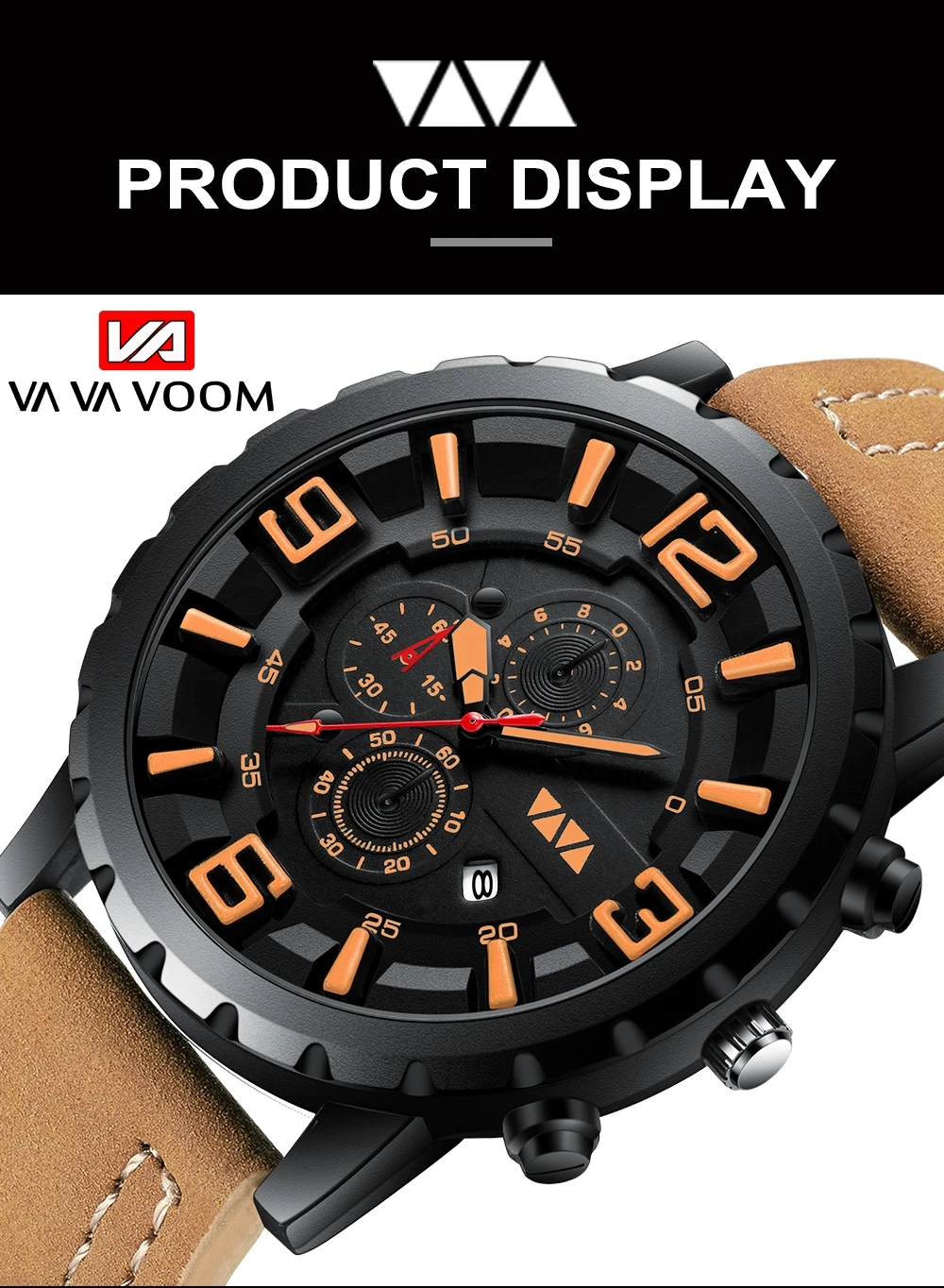 Fashion Casual Mens Watches Waterproof Top Brand Luxury Calendar Clock Male Watch men Leather Sport Military Wristwatch Dropship