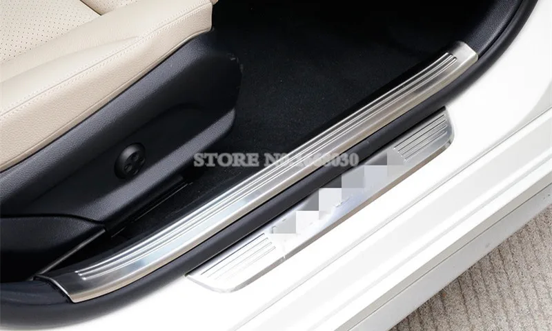 Накладка на порог внутри двери из нержавеющей стали 4 шт. для Benz C класса W205 2014 2020