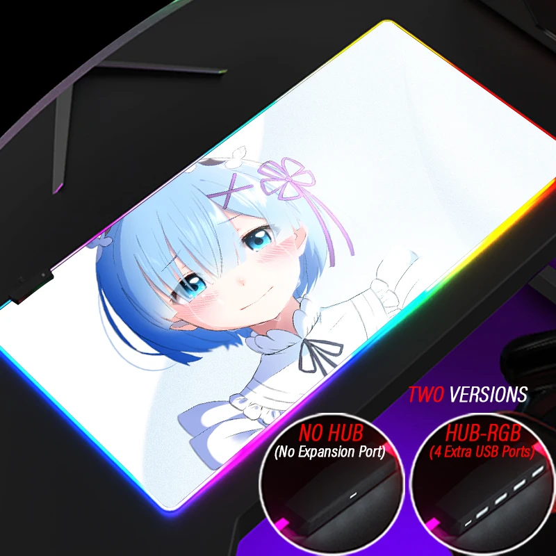 

Коврик для мыши с подсветкой, 4 порта USB, RGB