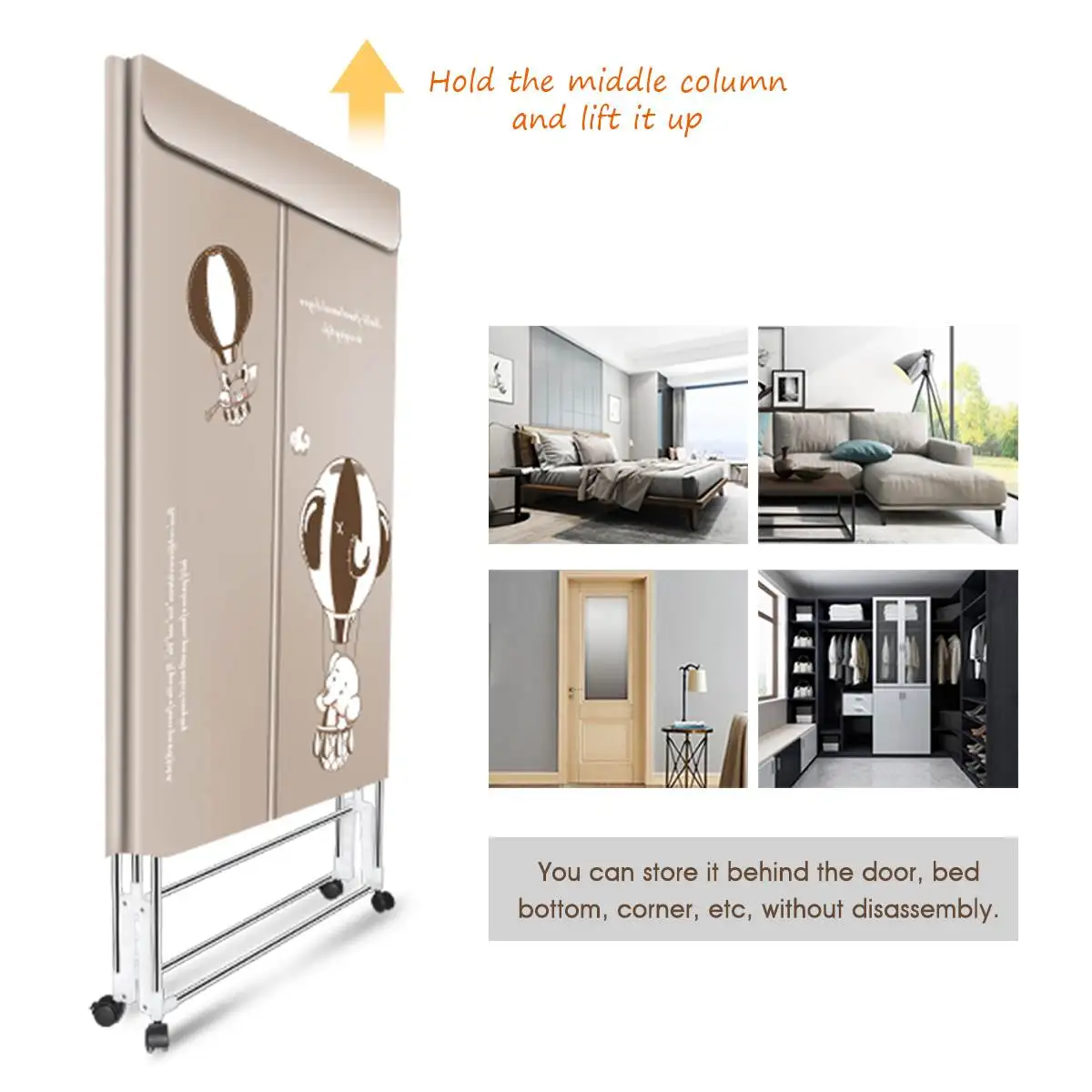 

1500W 110-240V Electric Cloth Dryer Household Portable Baby Cloth Shoes Boots Dryer Power Motor Drying Warm And Laundry Garment