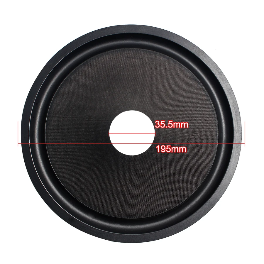 Овальный динамик 2 шт./лот 8 дюймов бумажный конус сердечник 35 5 мм 195 с поролоновым