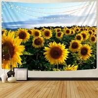 nknk sunflower tapestry sky tenture mandala landscape tapestries art home tapestrys decor boho decor witchcraft new