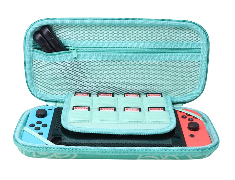 Высококачественный жесткий Дорожный Чехол с зелеными листьями для хранения