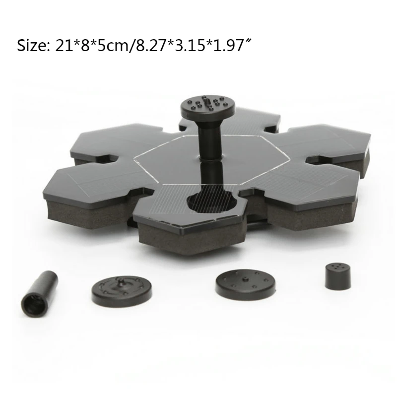 

Floating Solar Fountain Garden Water Pump180L/H Bird Bath Pond Decoration for Pool Fish Tank Aquarium