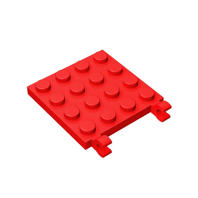 

Мелкие частицы строительный блок MOC детали декоративные реквизиты 11399 4x4 специальная пластина с клипсой открывающаяся основа