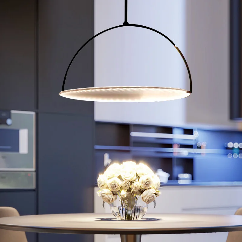 

Hot selling Modern quality Ufo Round Led Chandelier Nordic Personality Living Room Restaurant Bar Coffee Shop Decorative Lamps