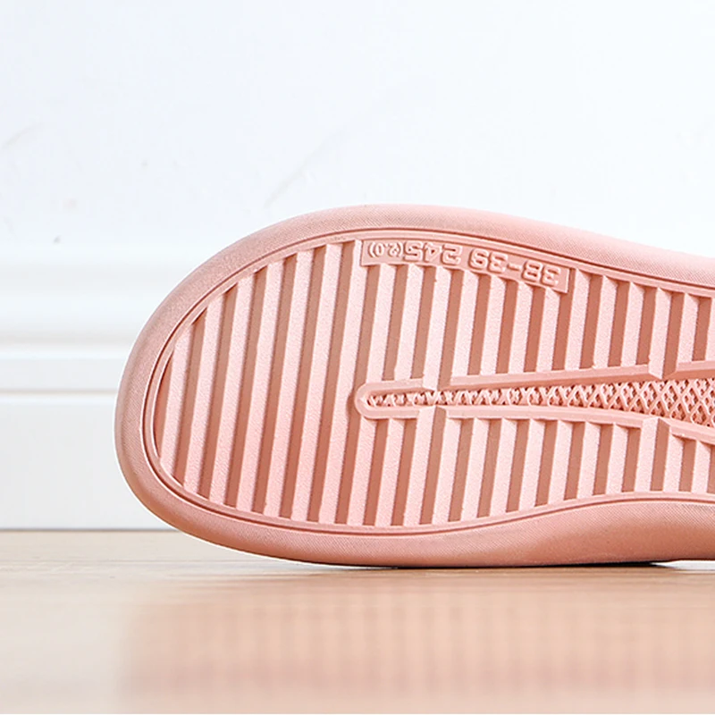 

Fmetyasi New Summer Slippers for Women Non-slip Bathroom Home Shoes Rubber Couple Indoor slippers Soft Massage Slippers