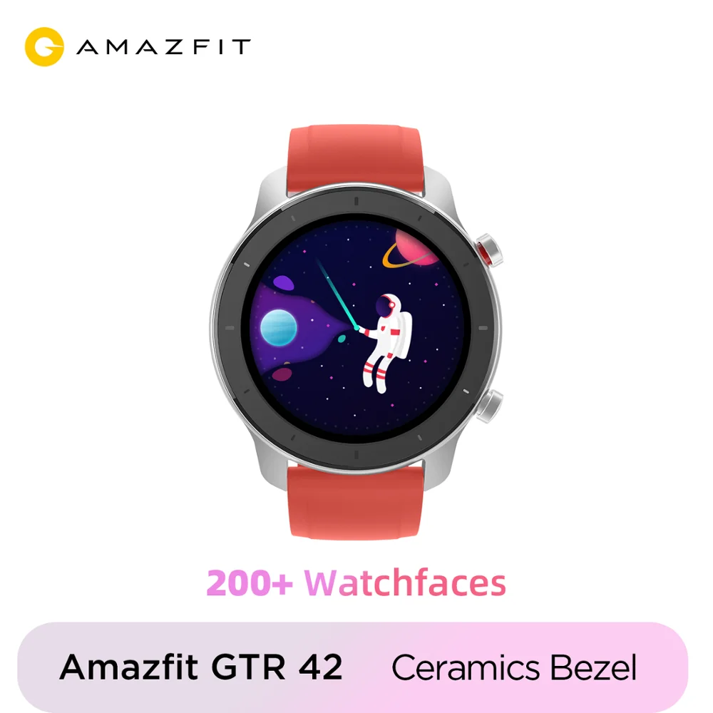 

Смарт-часы Amazfit GTR женские, 42 мм, 5 АТМ, 12 дней без подзарядки