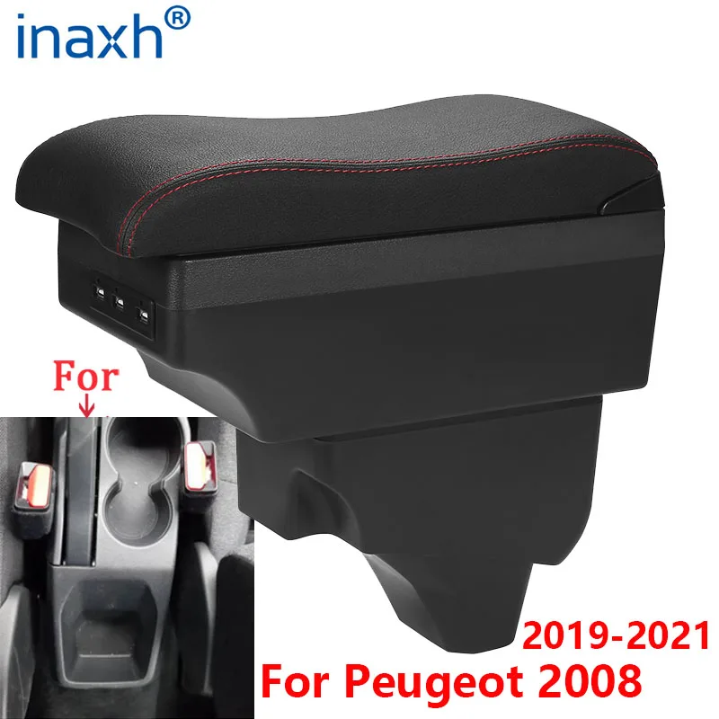Для Peugeot 2008 подлокотник для 208 автомобильный 2019 2020 2021 модифицированные