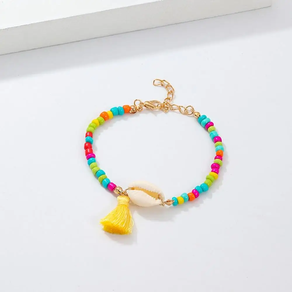 Браслет Регулируемый женский с бусинами в богемном стиле 2019 #3S25 | Украшения и