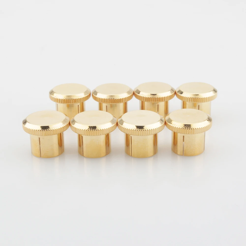 

Free shipping 12pcs Noise Stopper 24K Gold Plated Copper RCA Plug Caps Top Quality under inset