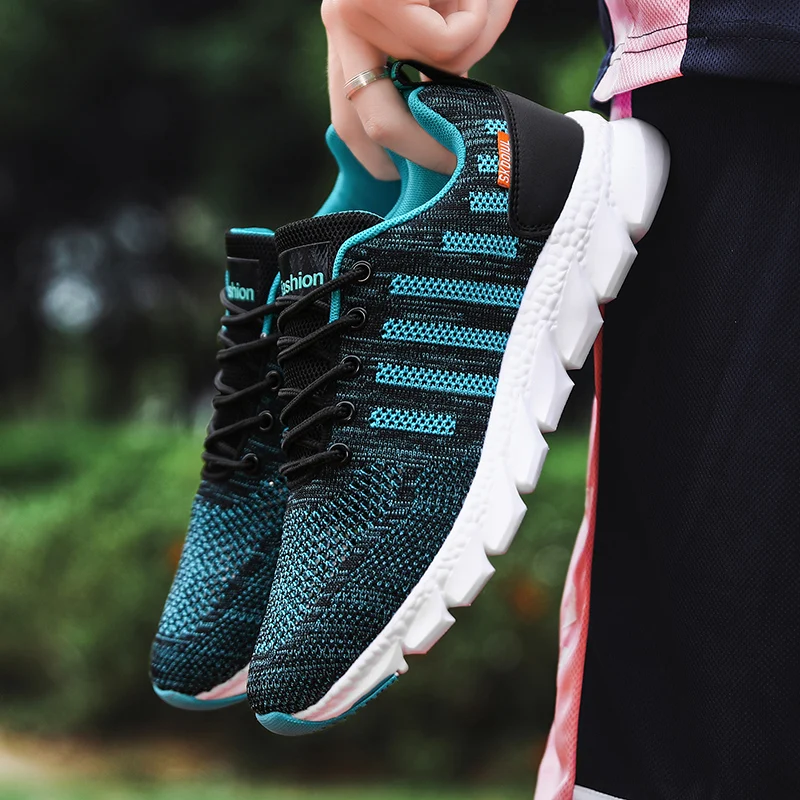 

2021 Running Shoes Men's Lightweight Casual Mesh Breathable Comfortable Jogging Summer Large Size 46 Black Sneakers