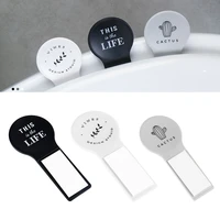 portable foldable toilet seat cover lifter sanitary closestool cover lift handle for travel home bathroom toilet accessories