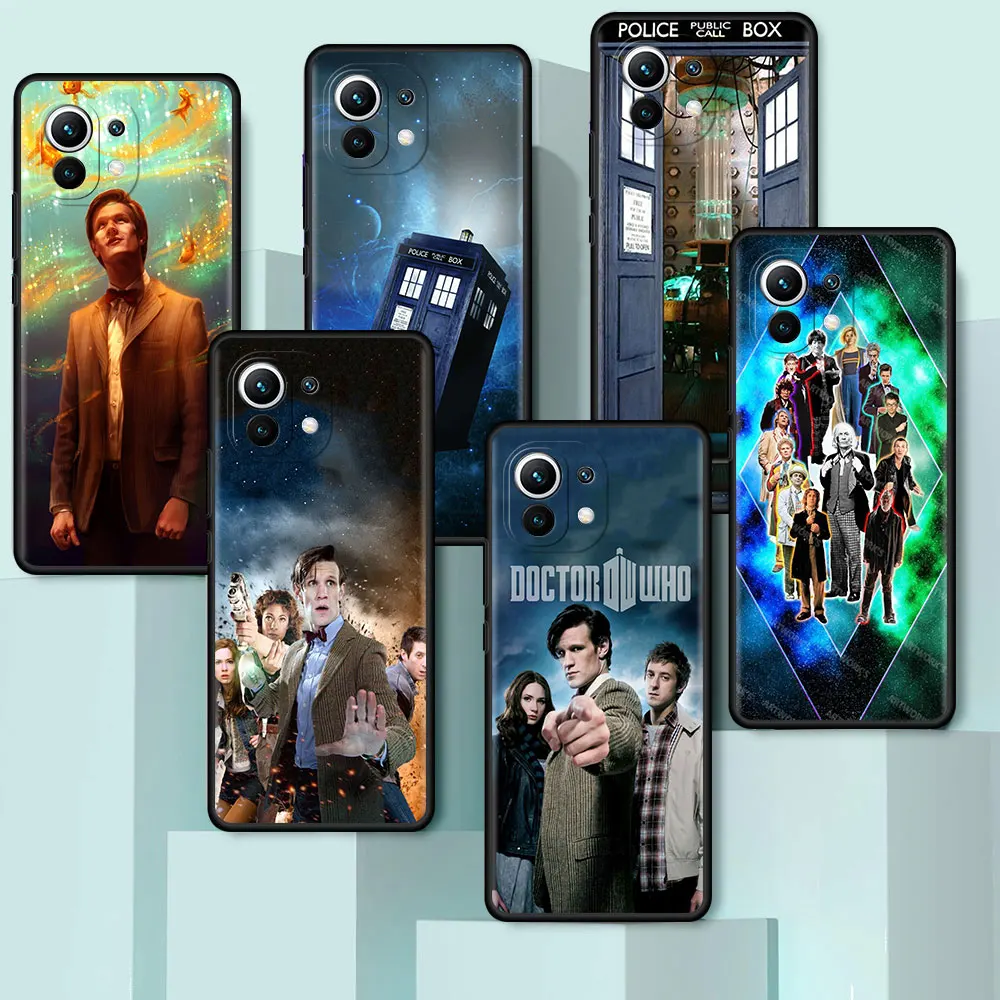 

Case for Xiaomi Mi 11 Ultra 10T Pro Note 10 9T 11T A2 9 SE CC9 CC9E 8 Lite 10S Black Soft Phone Cover Box Doctor Who TV Show