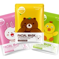 10 pack bioaqua skin care animal collagen facial mask moisturizing oil control whitening shrink pores face mask beauty face care