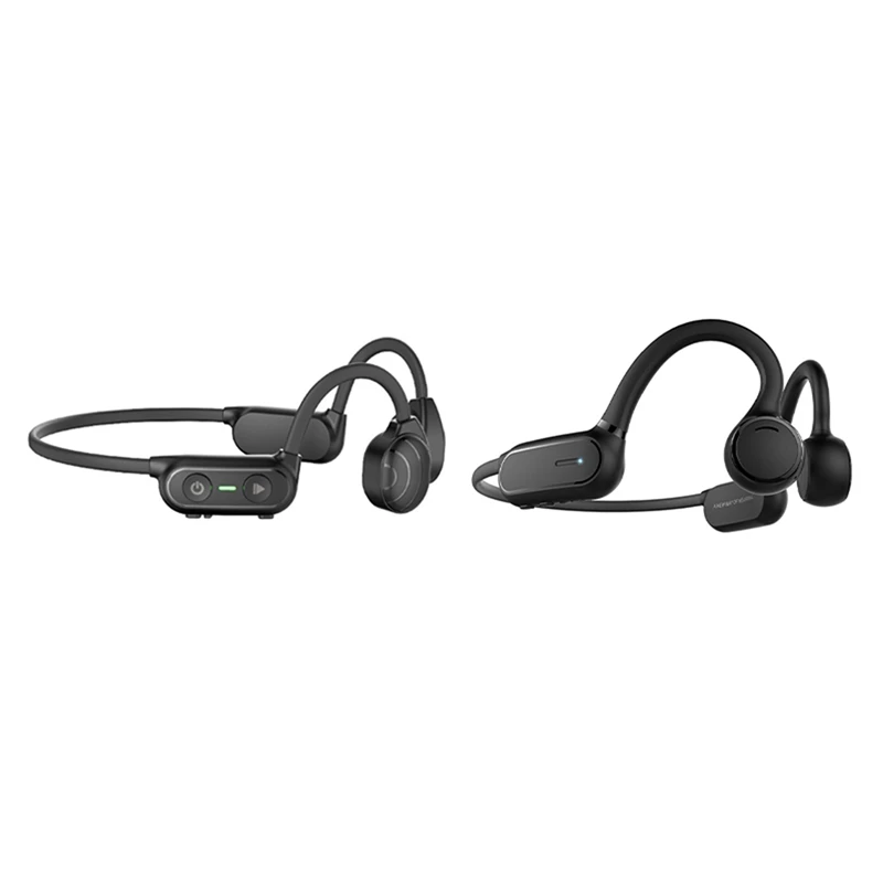 

2X Bone Conduction Shape Headphones Open Ear Wireless Earbuds Bluetooth5.0 Headset Sports Earphones