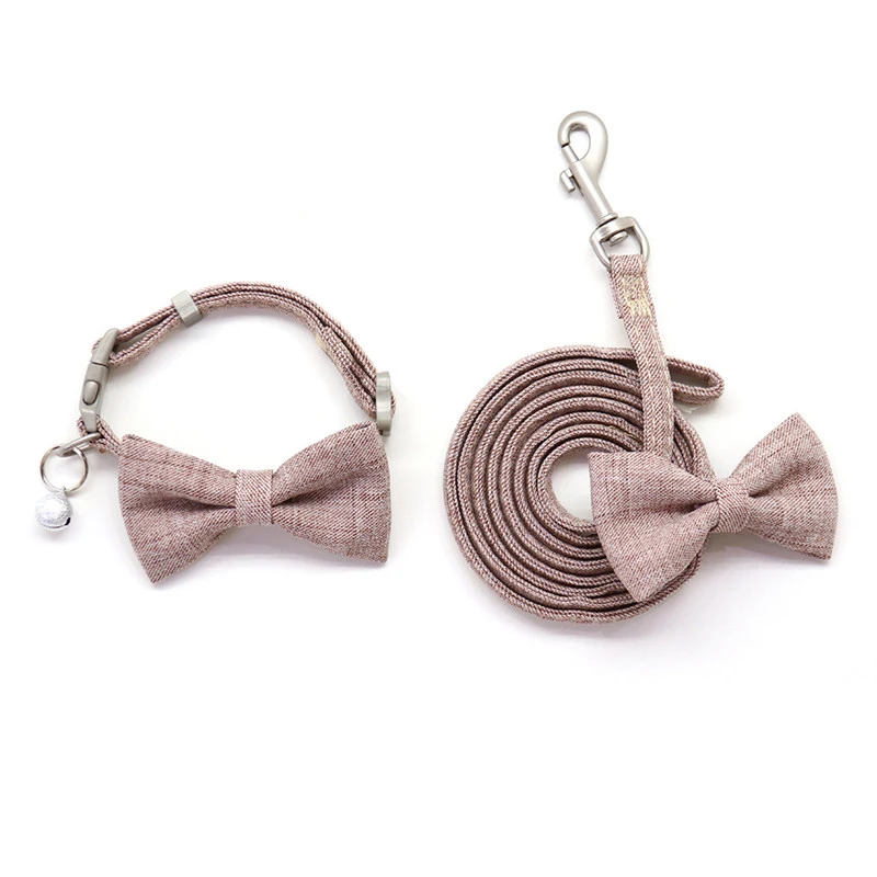 С милым бантом Кота собаки ошейник для маленьких собак Регулируемый питомцев и